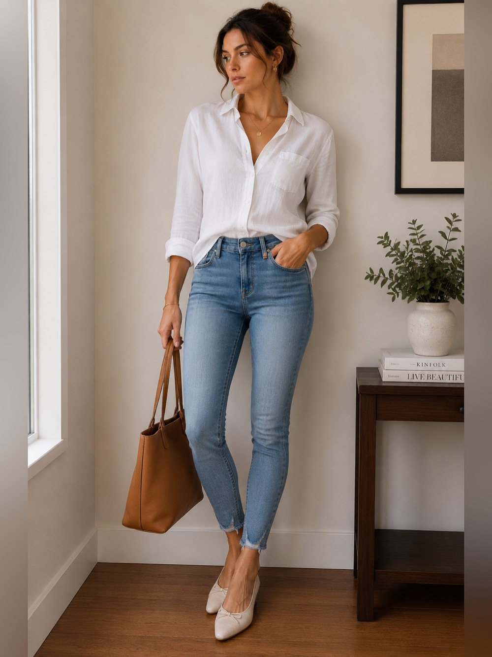All Saints Blue Skinny Jeans with Modern Appeal